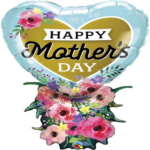 Party Balloon Happy Mother's day day Super Shape Foil Balloon 38"