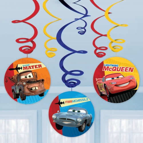 Party Balloon Disney Cars Party Hanging Swirl