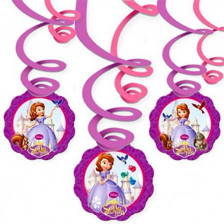 Party Balloon Sofia the First Hanging Swirl 