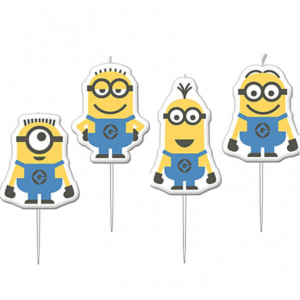Party Balloon Minions Candles