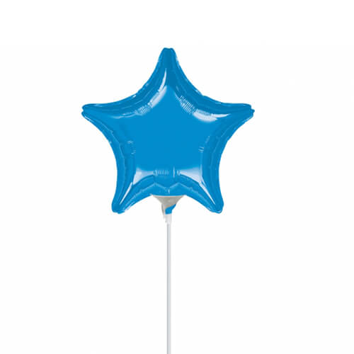 Party Balloon 19" Metallic Blue Star Foil Balloon A10