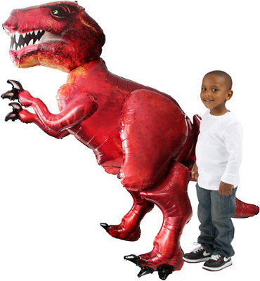 Party Balloon 68" Red Dinosur Air Walker Foil Balloon P93