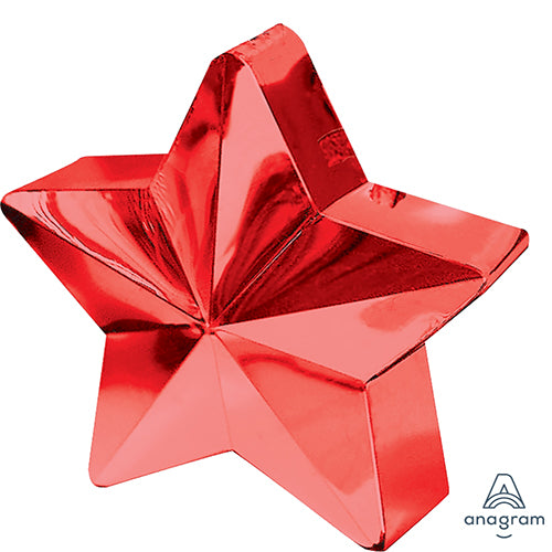 S60 AMSCAN STAR BLLN WEIGHT-RED