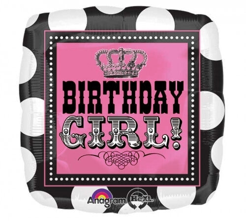 Party Balloon 18" Rocker Princess Birthday Foil Balloon S40