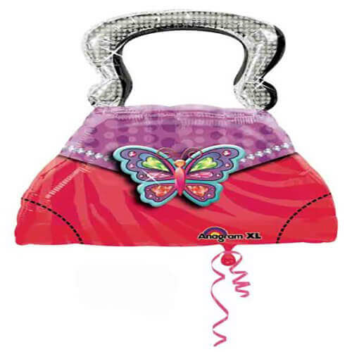 Party Balloon 28" Glitzy Girl Purse Foil Balloon P35