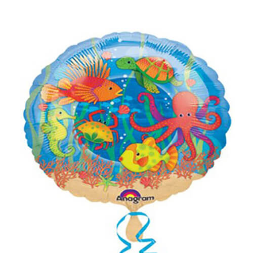 Party Balloon Non Massage Sea Life Foil Balloon
