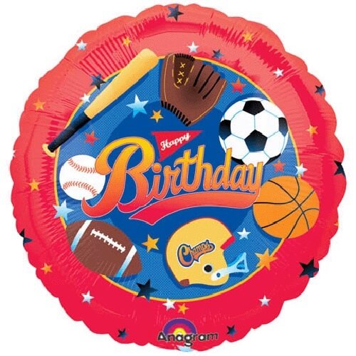 Party Balloon 18" Little Champs Birthday Foil Balloon S40