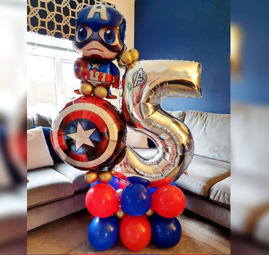 5th Birthday Avenger Little Captain America