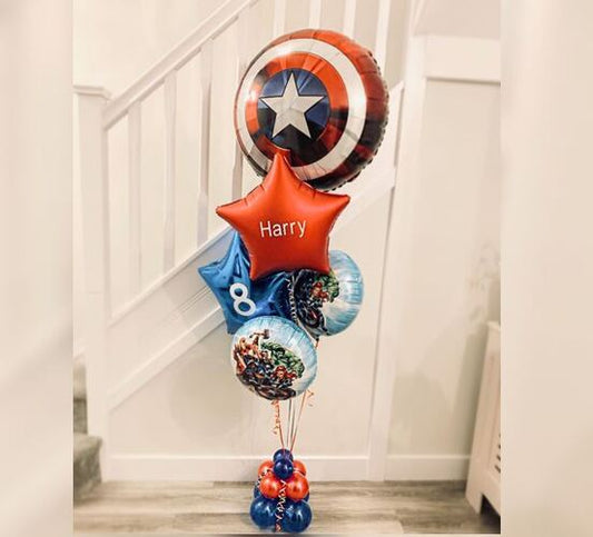 Avenger Theme Captain Sheild Bouquet