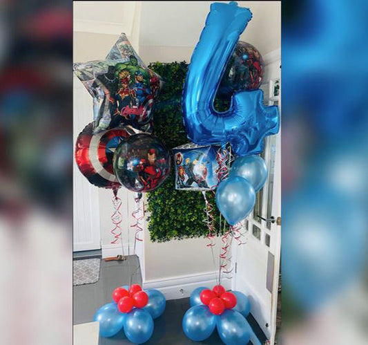 4th Birthday Avenger Theme Bunch