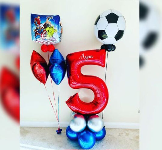 5th Birthday Balloon Bouquet
