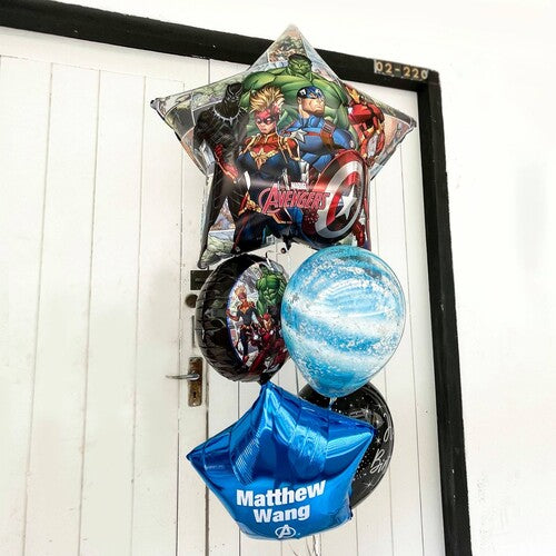 Avenger Theme Birthday Balloon Bouquet