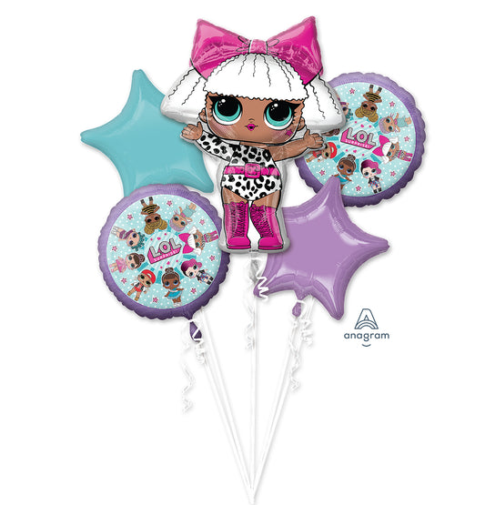 Baby Doll LoL Foil Balloon Bouquet
