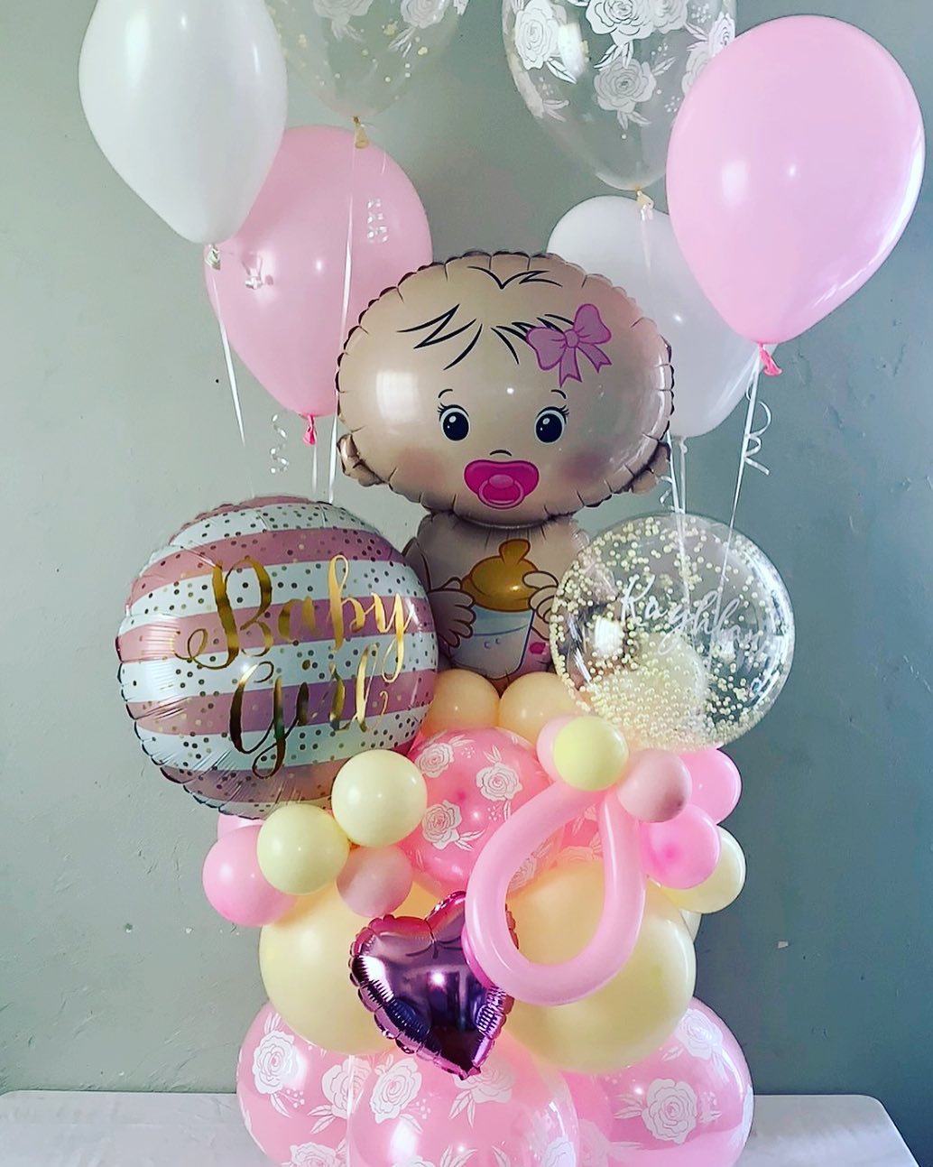 Party Baloon Baby Girl Bouquet 4