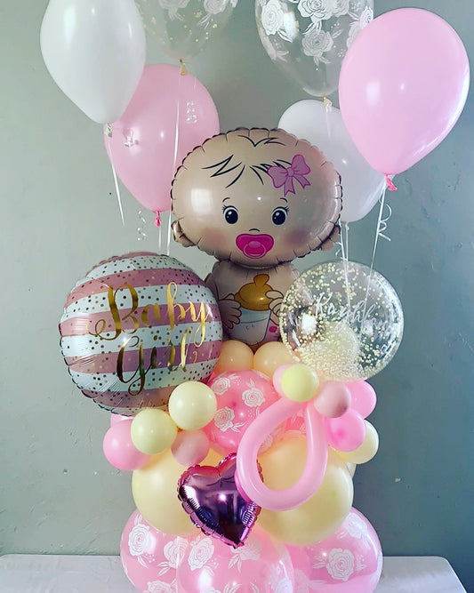 Party Baloon Baby Girl Bouquet 4