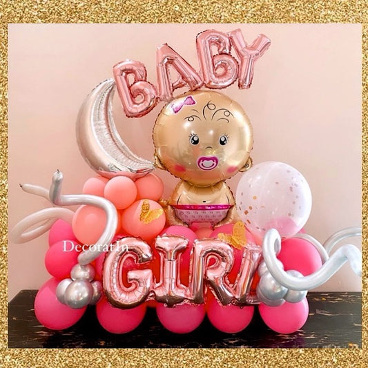 Party Baloon Baby Girl Bouquet 7
