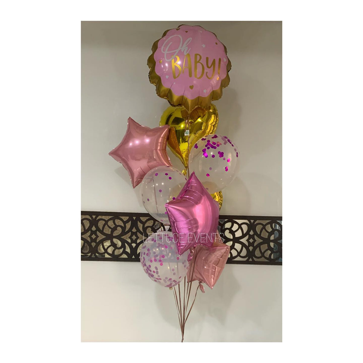 Party Baloon Baby Girl Bouquet 9