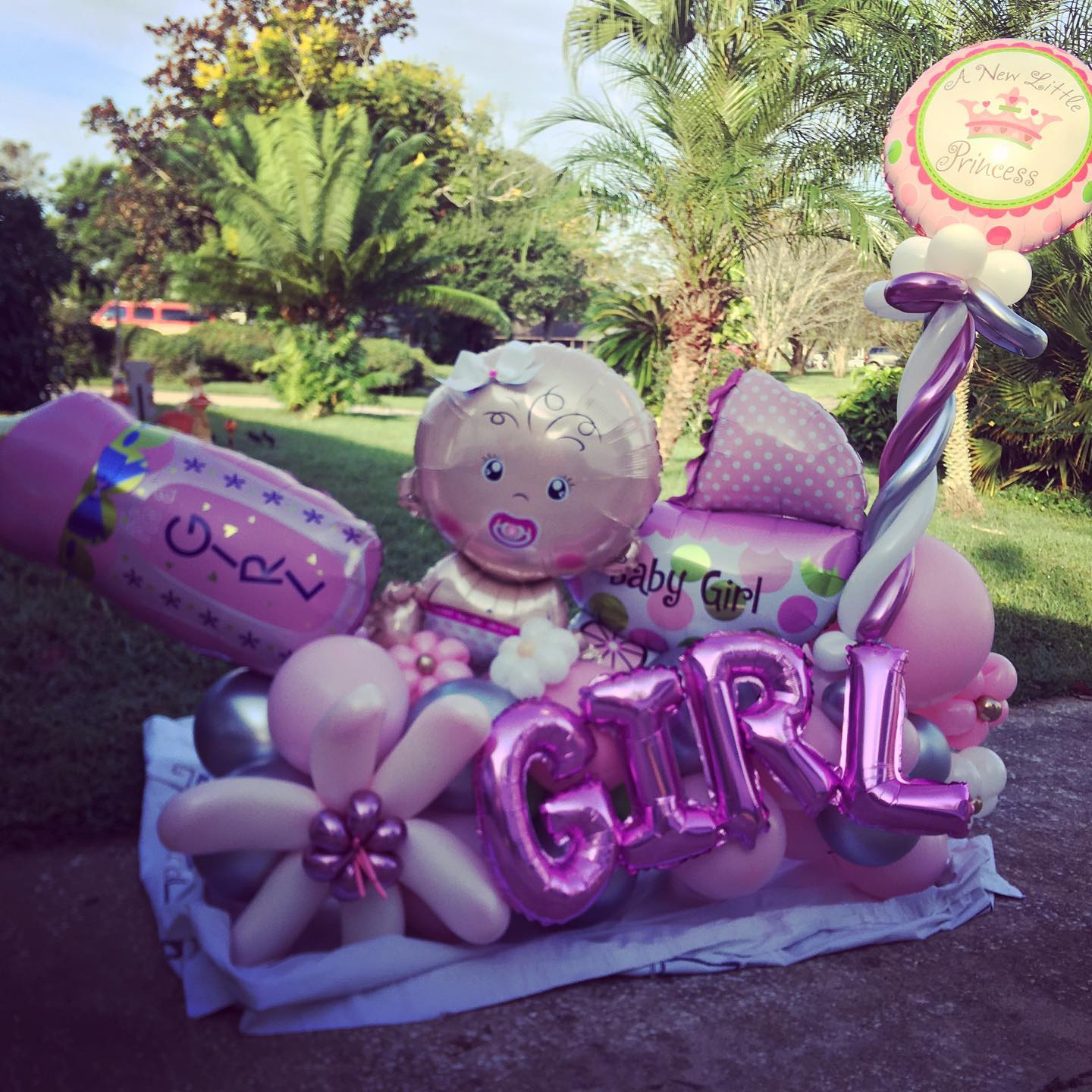 Party Baloon Baby Girl Bouquet 13