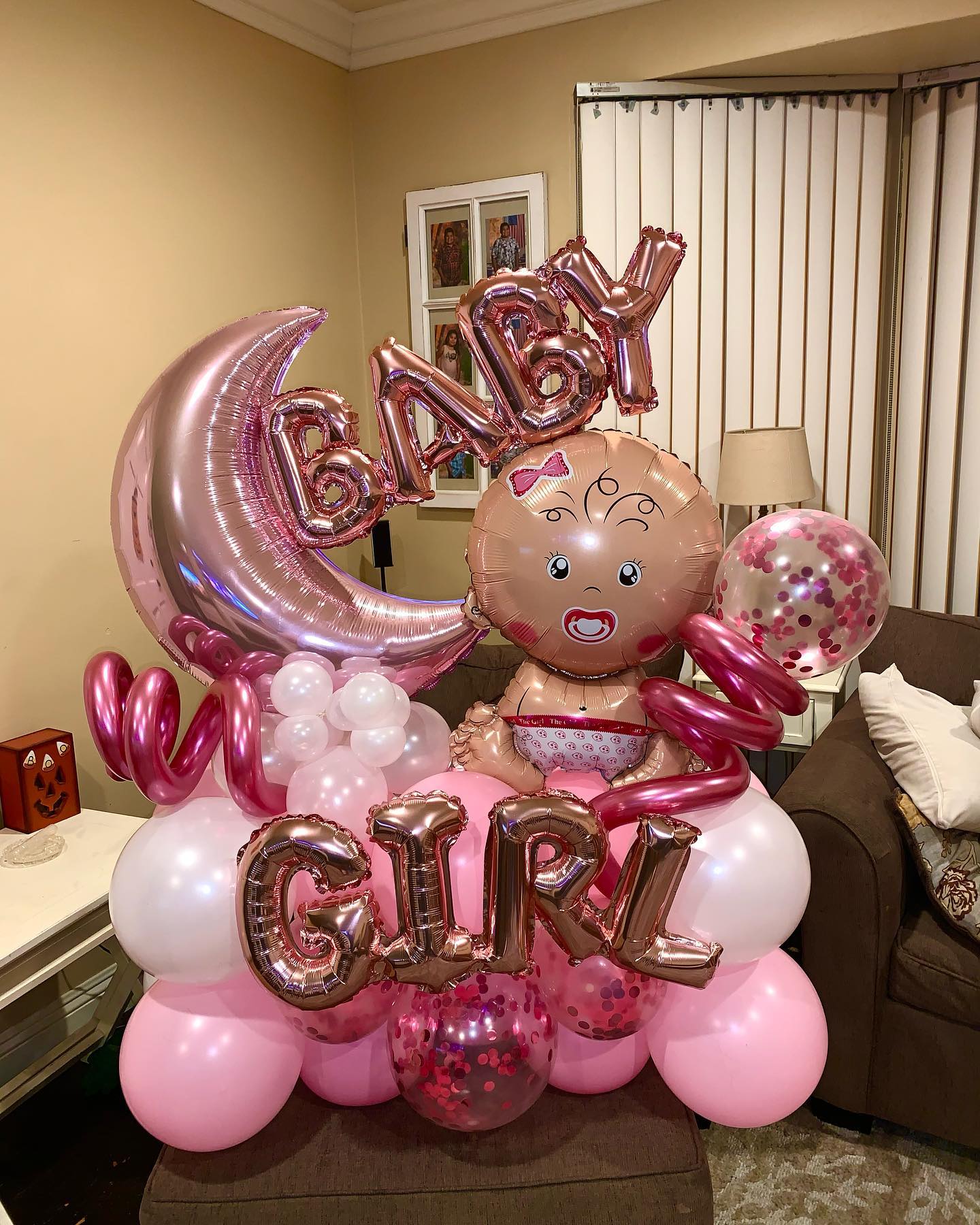 Party Baloon Baby Girl Bouquet 14