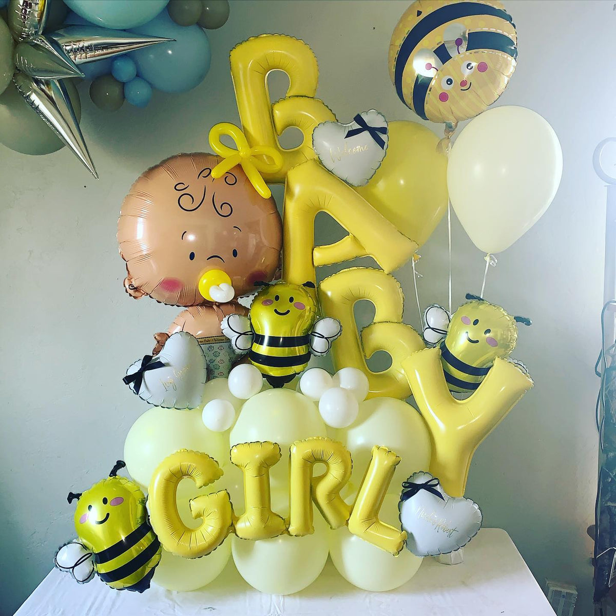 Party Baloon Baby Girl Bouquet 16