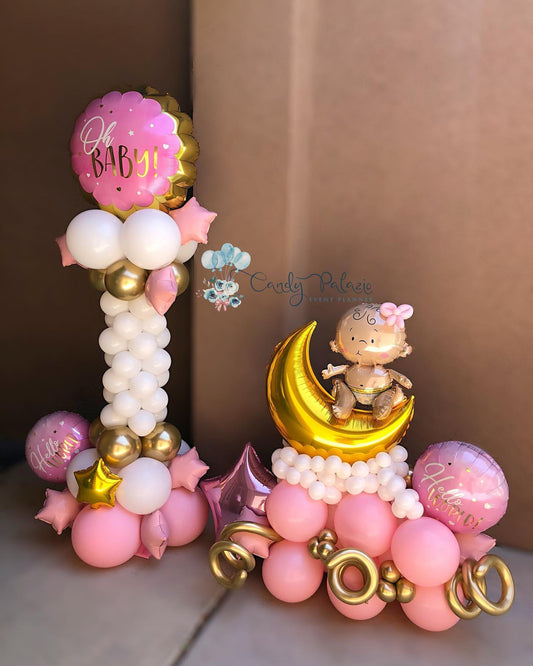 Party Baloon Baby Girl Bouquet 18