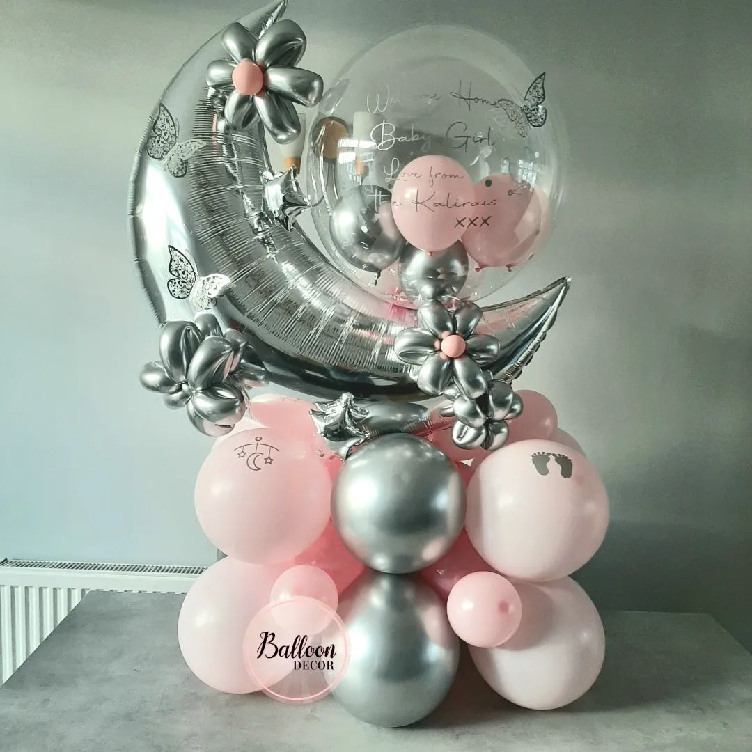Party Baloon Baby Girl Bouquet 21