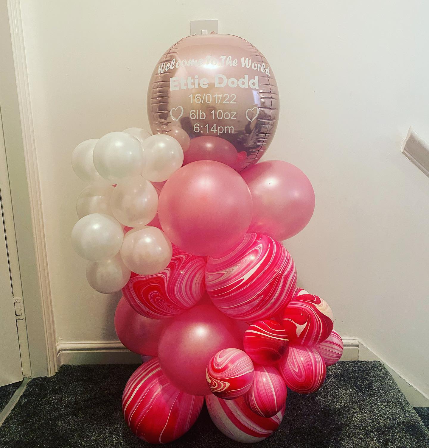 Party Baloon Baby Girl Bouquet 22