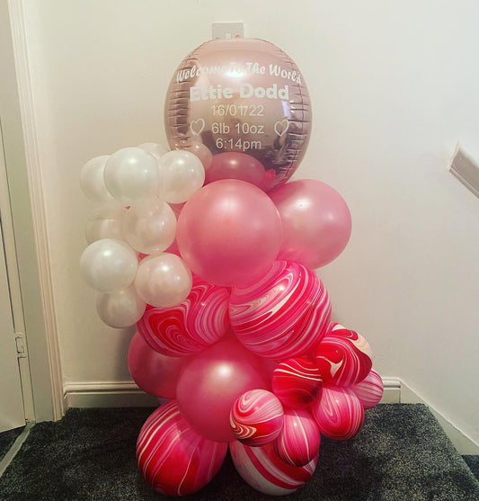 Party Baloon Baby Girl Bouquet 22
