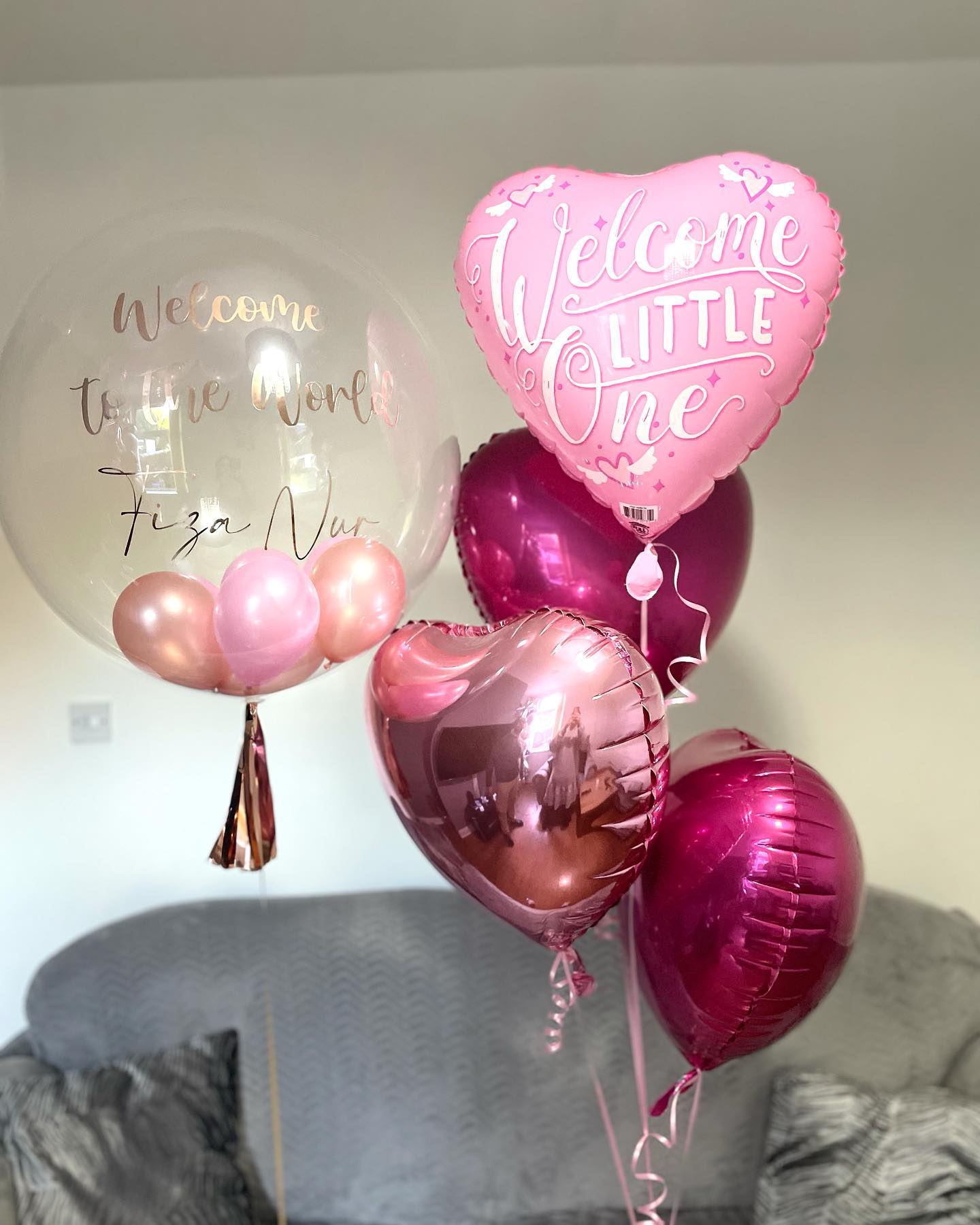 Party Baloon Baby Girl Bouquet 23
