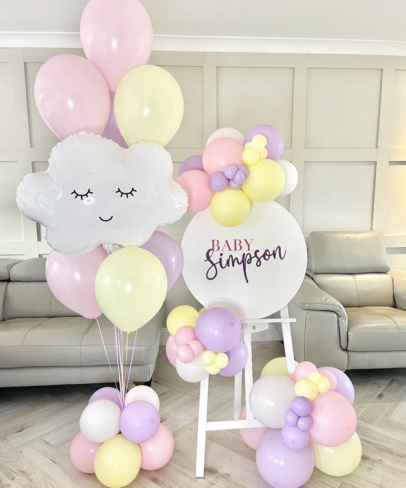 Party Baloon Baby Girl Bouquet 24
