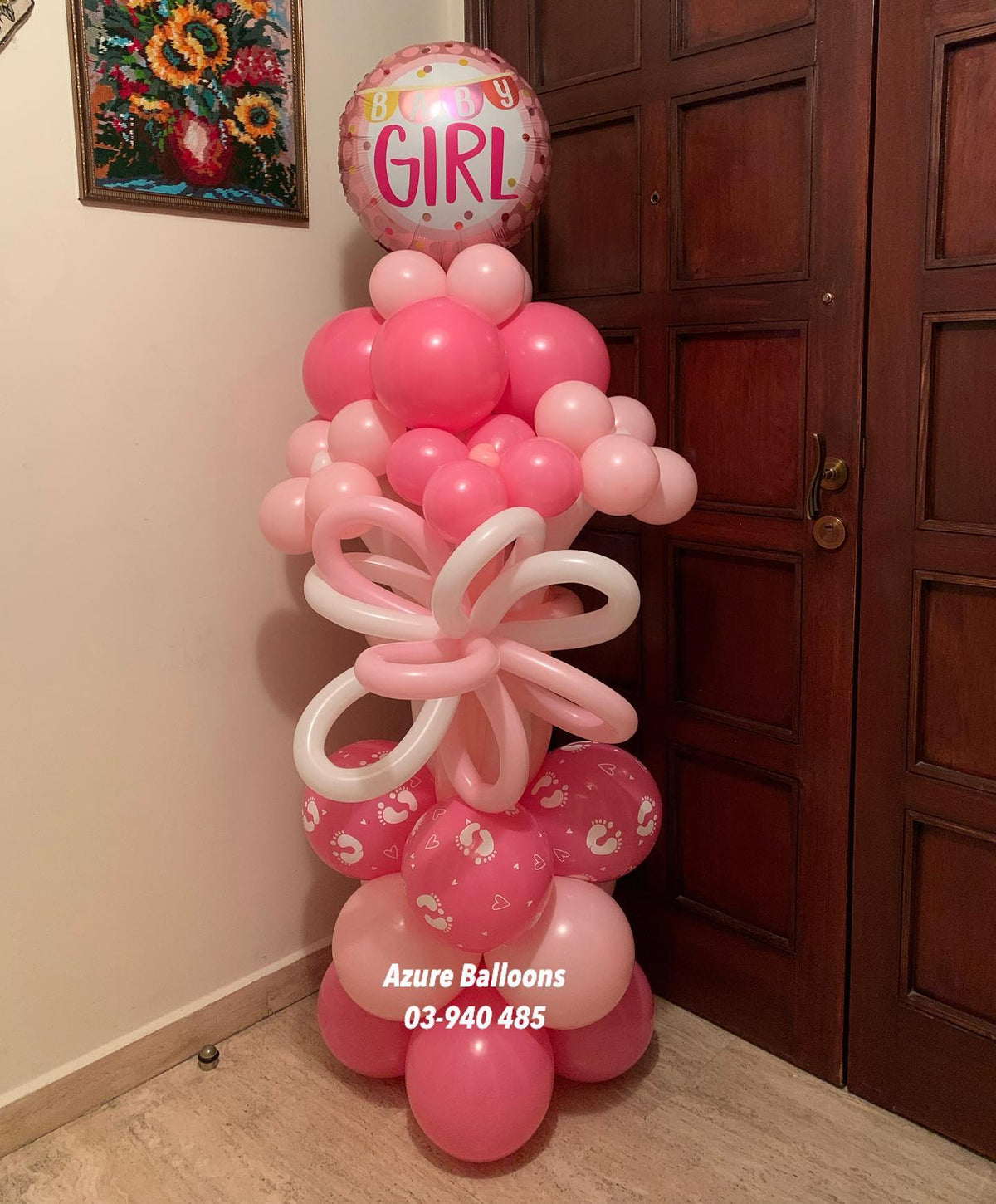 Party Baloon Baby Girl Bouquet 25