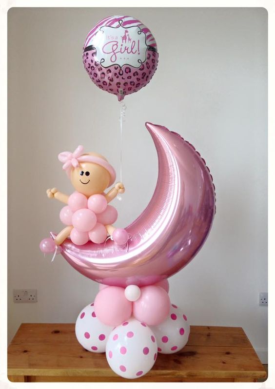Party Baloon Baby Girl Bouquet 27