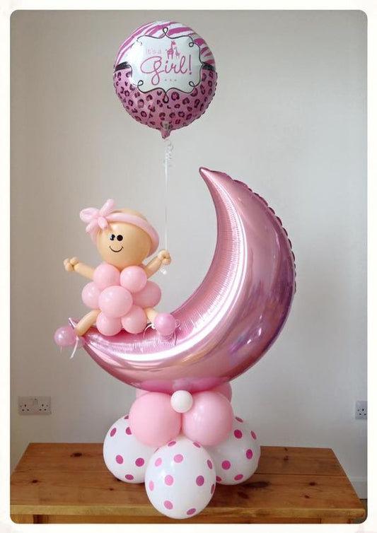 Party Baloon Baby Girl Bouquet 27