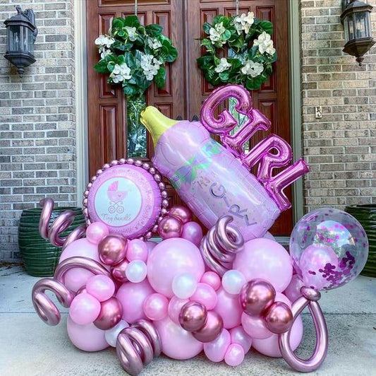 Party Baloon Baby Girl Bouquet 36