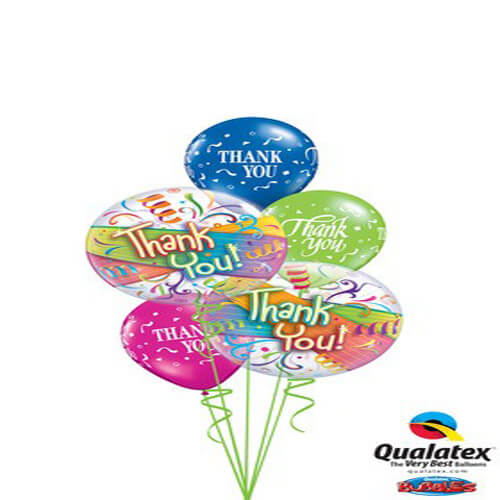Party Balloon Thank You Bubble Balloons Bouquet