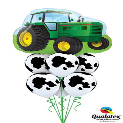 Party Balloon Tractor Super Shape Balloons Bouquet