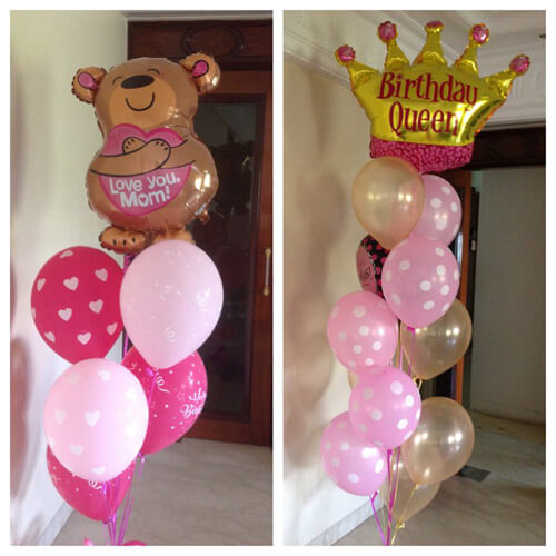 Party Balloons Love You Mom Balloons Bouquet