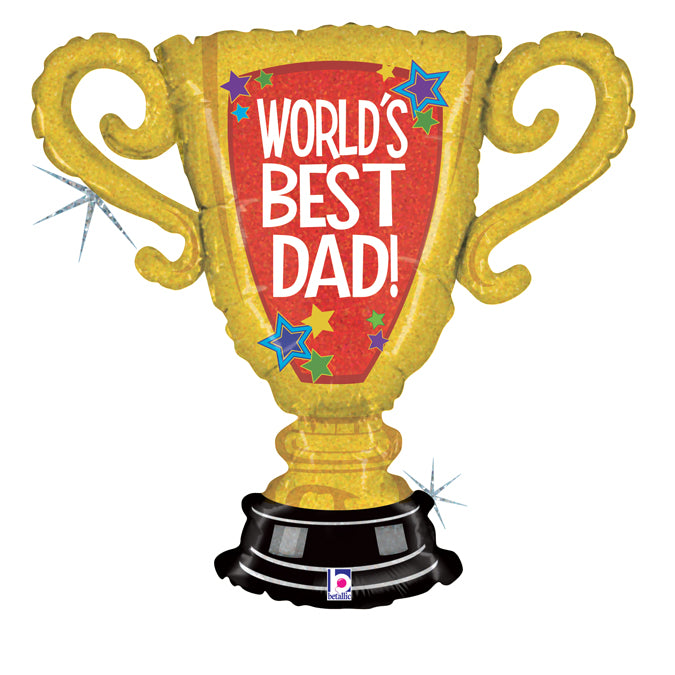 Party Balloon World Best Trophy Super Shape Foil Balloon