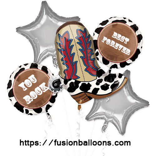 Party Balloon Boss's Day Bouquet