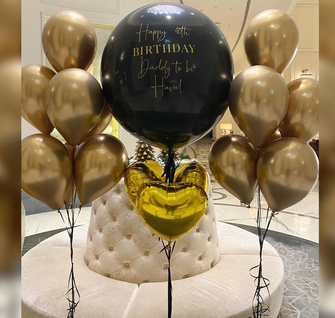 40th Birthday Dad Balloon Bouquet