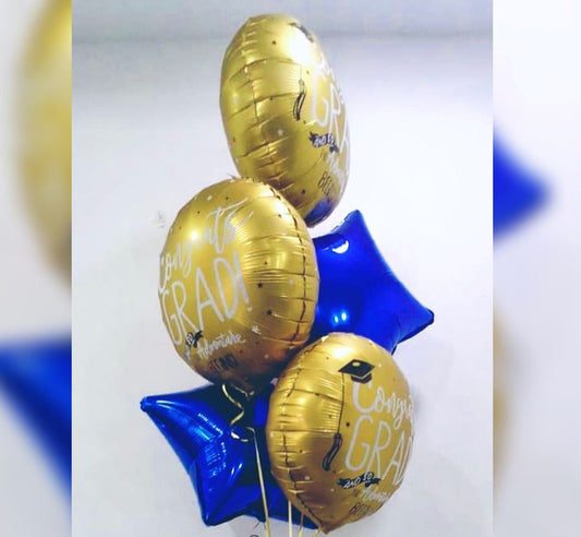 50th Birthday Cheers HBD Balloon Bouquet