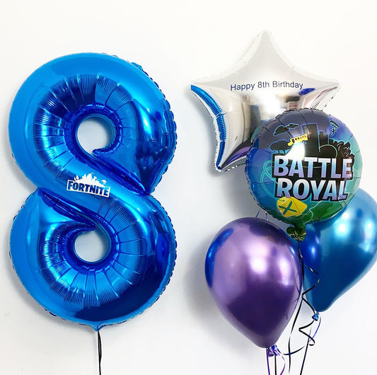 8th Birthday Battle Royal Balloon Bouquet
