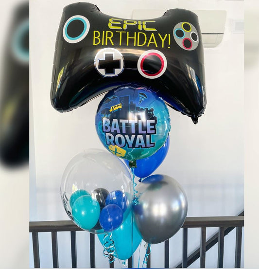 Battle Royal Theme EPIC Birthday  Balloon Bouquet