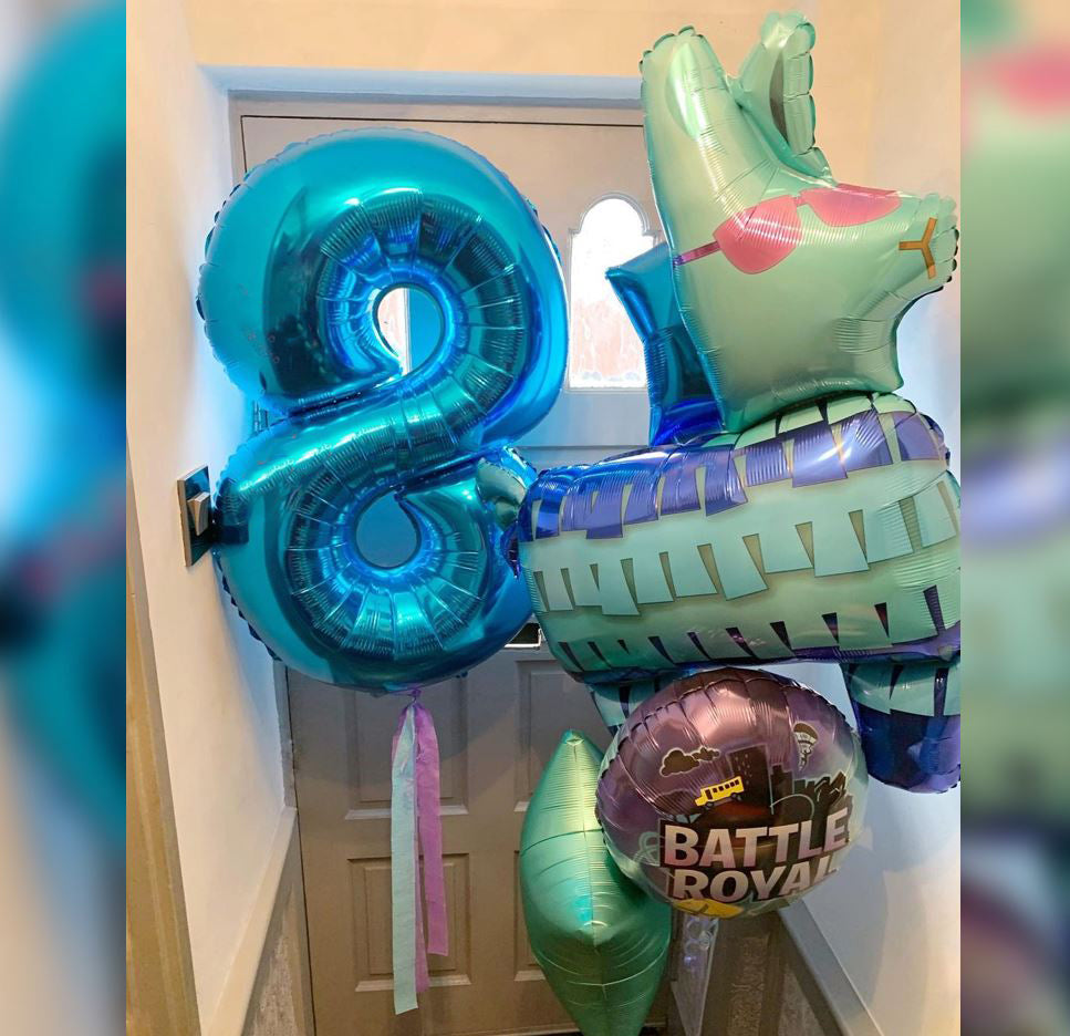 8th Birthday BR Balloon Bouquet
