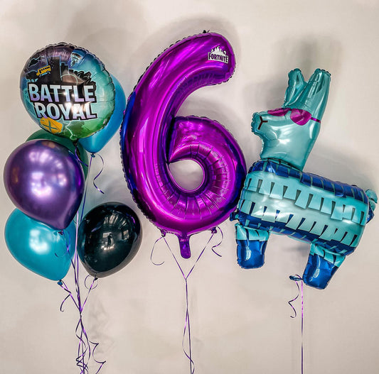 6th Birthday Battle Balloon Bouquet
