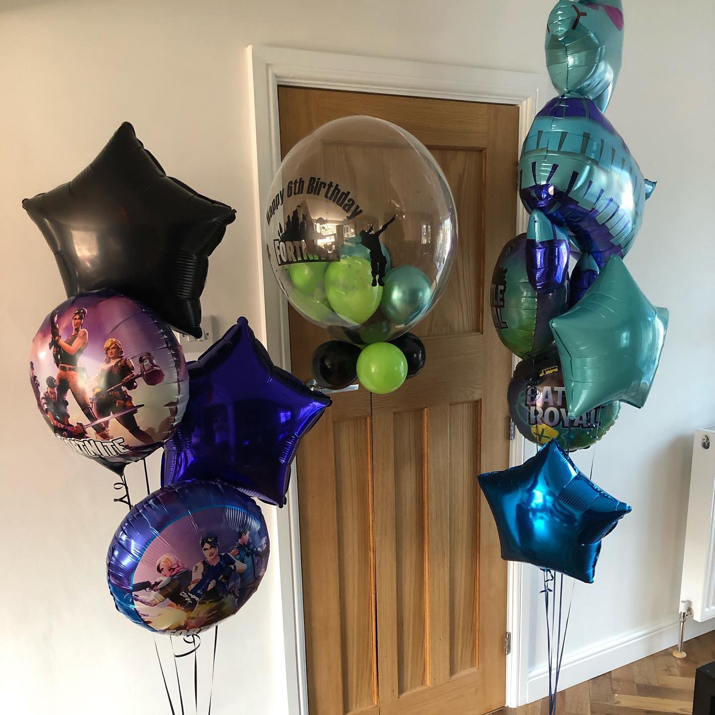 Battle Royal Theme Fortnite Balloon Bouquet