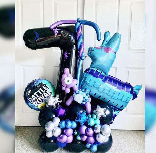 7 Number Battle Royal Balloon Bouquet