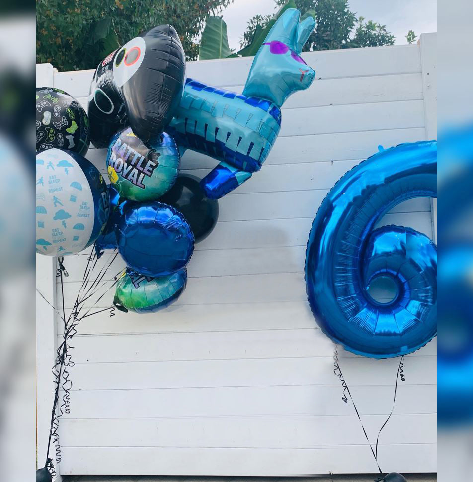 EPIC Birthday 6 Number Balloon Bouquet