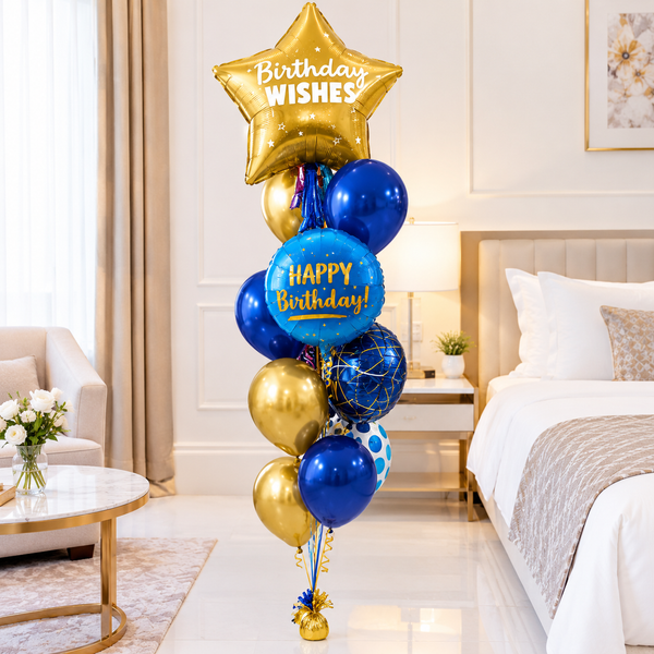 Birthday Wishes Balloons bouquet