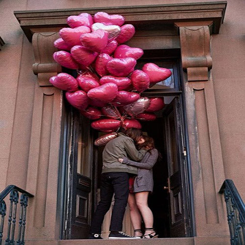 Party Balloons Big Heart Bouquets (Big Romance)